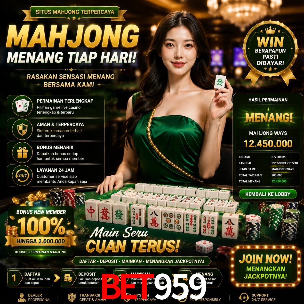 Cashback VIP bet959 - reembolso semanal