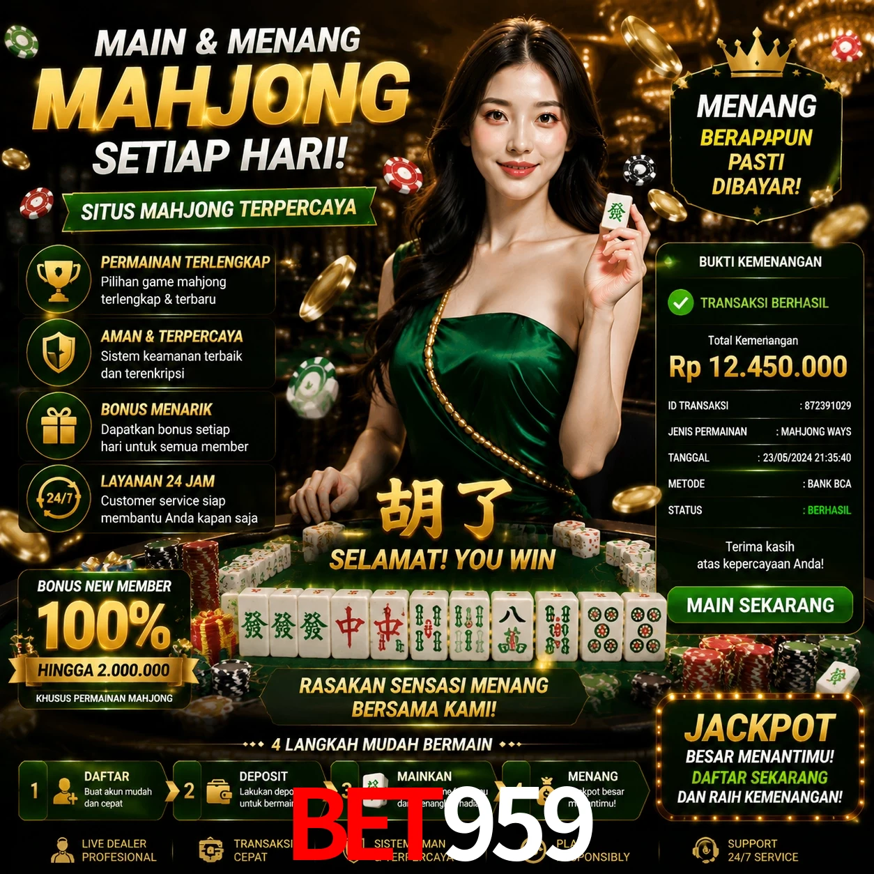 Ganhar e sacar na bet959